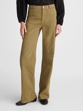 Madewell The Wide-Leg Pant in Twill size 32